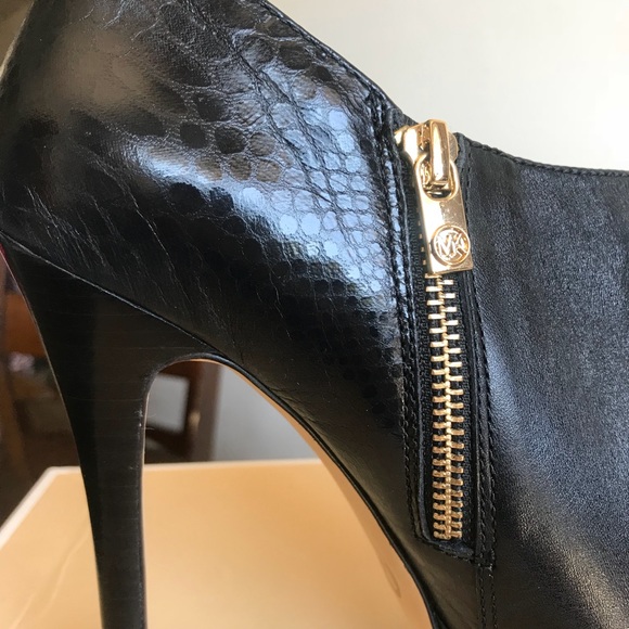 Michael Kors Leather Booties - Picture 2 of 3
